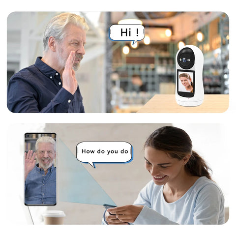 3MP PTZ WiFi Camera with 2.8" Screen